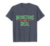 Monster Truth Wear Monsters are Real Horror Spooky Scary Halloween T-Shirt - size chart