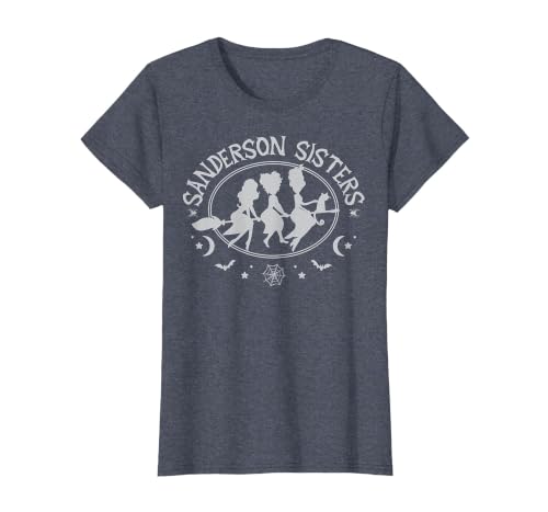 Disney Hocus Pocus Sanderson Sisters Silhouette Logo T-Shirt - size chart