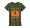 PDUS32 I Don't Spook I Sparkle Funny Halloween I Don't Spook I Sparkle Funny Halloween Girl Witch Pumpkin T-Shirt - size