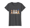 Spooky Golden Retriever Dogs Mummy Halloween Tee Golden Retriever Dog Witch Mummy Ghost Boo Costume Halloween T-Shirt - size