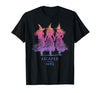 Escaped Since 1692 Halloween Escaped Since 1692 Funny Witch Halloween Design T-Shirt - size chart