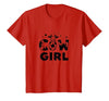 Mademark Cow Girl Moo-tiful Cows For Women Farm Lover Gift T-Shirt - size chart