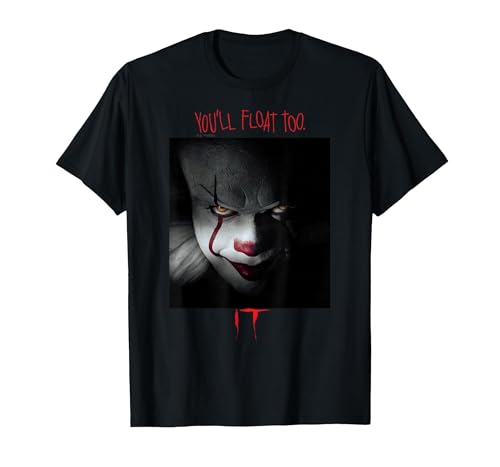 IT Films/TV Series - Pennywise You'll Float Too T-Shirt - size chart