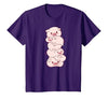 Pink Kawaii & Anime Stuff Pigs On A Pile - Cute Kawaii Anime - Pig Aesthetic Japanese T-Shirt - size chart