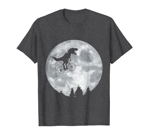 Check out my other Dinosaur T-shirts Dino Trex Riding Moon Bike Halloween Lunar Cycling T-Shirt - size chart