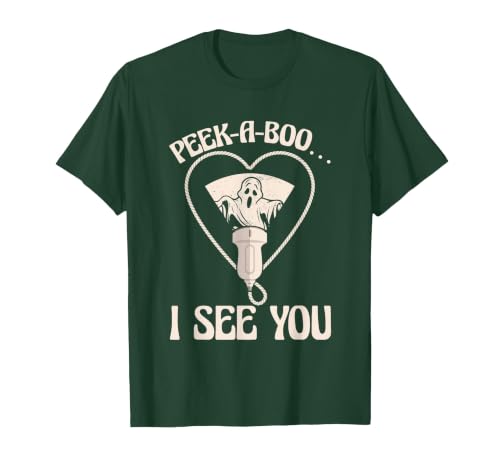 Ultrasound Tech Halloween Spooky Sonographer Gift Ultrasound Tech Xray Technician Spooky Sonographer Halloween T-Shirt -