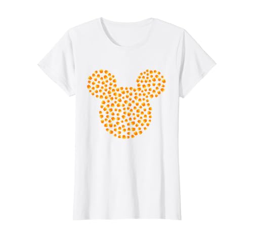 Disney Mickey Mouse Candy Corn Halloween T-Shirt - size chart