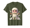 Mademark Kids Halloween Mummy Wrapped in Toilet Paper T-Shirt - size chart