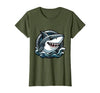 Mademark Kids Shark Ocean Waves Graphic Tee T-Shirt - size chart