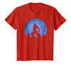Ideas Halloween costume " Wolf moon " Wolf Halloween Costume Werewolf Blue Moon Scary for Men Boys T-Shirt - size chart