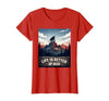 Mademark Life Is Better Up High Monkey Design T-Shirt - Women - size chart