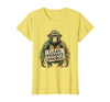 Mademark Clean Primate Energy Monkey Sober Men Design T-Shirt - Women - size chart