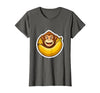 Mademark Monkey Eating Oversized Banana Slice Graphic T-Shirt - Women - size chart