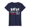 Zombie Dance Costume Halloween Party Tee Funny Zombie Halloween Shirt I’m Just Here to Thriller Dance T-Shirt - size chart
