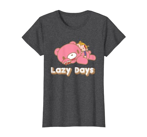 Gloomy Bear The Naughty Grizzly & Pity Lazy Days Anime T-Shirt - size chart
