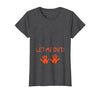 Halloween Pregnancy Costume Funny Tees Let Me Out Halloween Pregnancy Costume Baby Funny T-Shirt T-Shirt - size chart