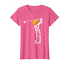 Funny Skeleton Golf Halloween Costume Golf Skeleton Pumpkin Halloween Shirt T-Shirt - size chart