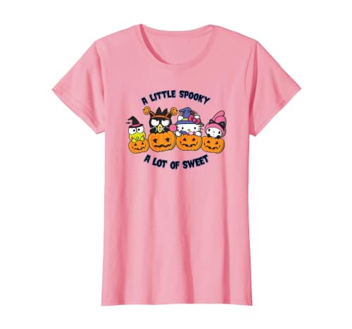 SANRIO Hello Kitty and Friends Halloween A Little Spooky T-Shirt - size chart