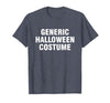 Generic Halloween Costume T-Shirt - size chart