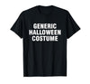 Generic Halloween Costume T-Shirt - size chart