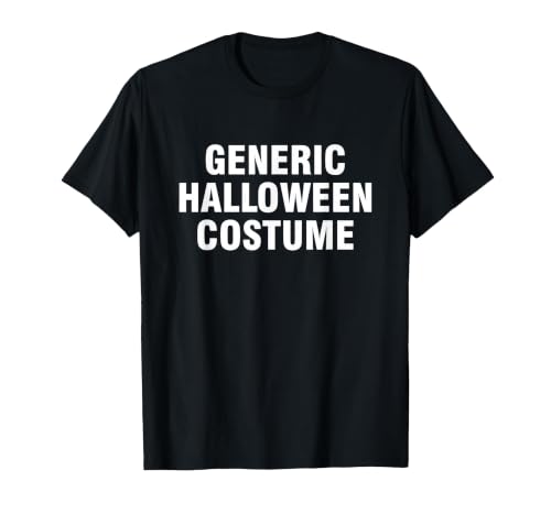 Generic Halloween Costume T-Shirt - size chart