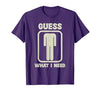 Humor Head Halloween Party Fun Guess What I Need Head Graphic T-Shirt - size chart