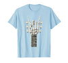 Rock and Wear Gifts Men Women Kids Skeleton Guitar Hand Rock On Guitarist Rock Band Music T-Shirt - size chart