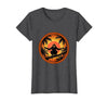 Mademark Monkey Silhouette Tropical Sunset Graphic T-Shirt - Women - size chart