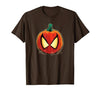 Marvel Spider-Man Halloween Spooky Pumpkin Jack-o'-Lantern T-Shirt - size chart