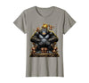 Mademark King Gorilla Dad Surrounded by Little Monkeys T-Shirt - Women - size chart