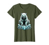 Mademark Polar Bear Lone Ice Floe Arctic Drift Illustration T-Shirt - size chart