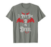 I Put the D in Devil Tees I Put the D in Devil Funny Halloween Matching Couple T-Shirt - size chart