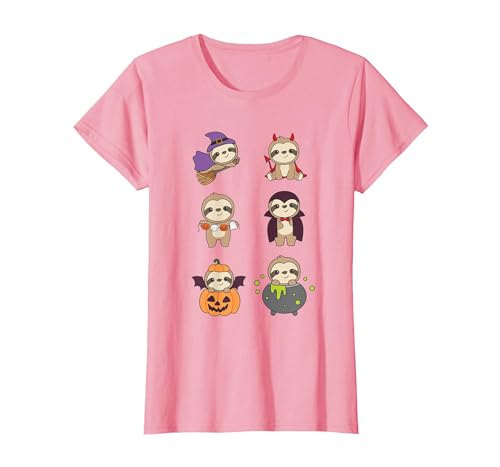 Sweet Animals For Halloween As Of 31 October Sloth Halloween Costume Sloths Halloween T-Shirt - size chart
