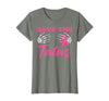 Amb Breast Cancer Awareness Month Warrior Survivor Save The Tatas Breast Cancer Pink Ribbon Skeleton Halloween T-Shirt -