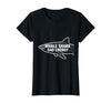 Mademark Whale Shark Dad Energy Ocean Lover Design T-Shirt - size chart