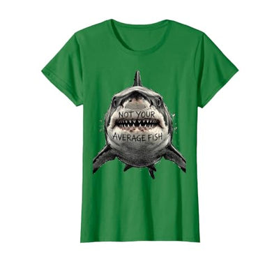 Not Your Average Fish Shark Graphic Design T-Shirt