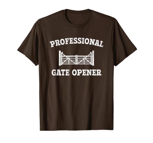 cow apparel Professional gate Opener, Cow Gate Opener T-Shirt - size chart
