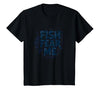 Mademark Fish Fear Me Funny Fishing for Men Angler Humor Quote T-Shirt - size chart