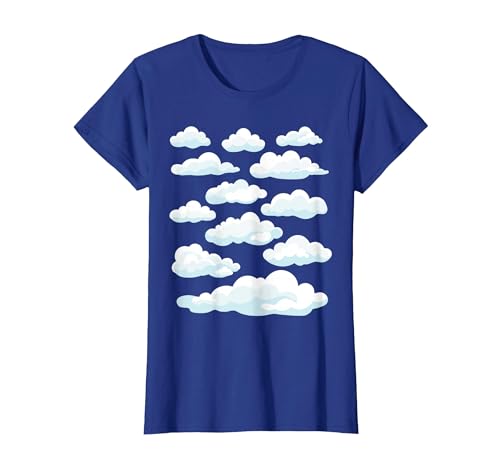 White Clouds Graphs White Clouds T-Shirt - size chart