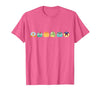 Disney Princess Pumpkins Fall Autumn Lineup of Princesses T-Shirt - size chart