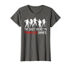 Zombie Dance Costume Halloween Party Tee Funny Zombie Halloween Shirt I’m Just Here to Thriller Dance T-Shirt - size chart