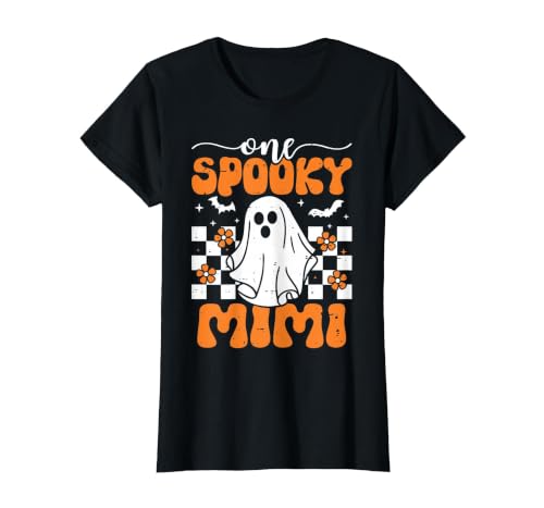 One Spooky Mimi Halloween Family Matching One Spooky Mimi Matching Family Halloween Costumes T-Shirt - size chart
