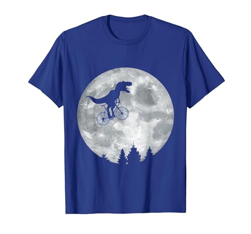 Check out my other Dinosaur T-shirts Dino Trex Riding Moon Bike Halloween Lunar Cycling T-Shirt - size chart