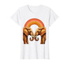 Mademark Be Kind Elephant Gentle Touch Illustration T-Shirt - Women - size chart