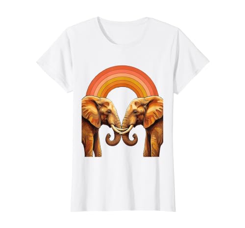 Mademark Be Kind Elephant Gentle Touch Illustration T-Shirt - Women - size chart