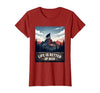 Mademark Life Is Better Up High Monkey Design T-Shirt - Women - size chart