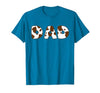 Cow Print For Family Matching Outfits DAD Cow Brown White Animal Print, Cow Pattern Farmer DAD T-Shirt - size chart