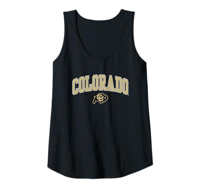 Elite Authentics Womens Colorado Buffaloes Womens Arch Over Authentics Tank Top