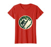 Mademark Monkey Hanging From Jungle Vine Illustration T-Shirt - Women - size chart