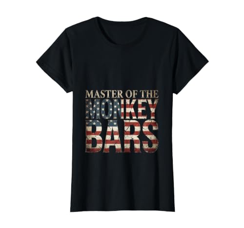 Mademark Master of the Monkey Bars 5th Grade Design T-Shirt - Women - size chart